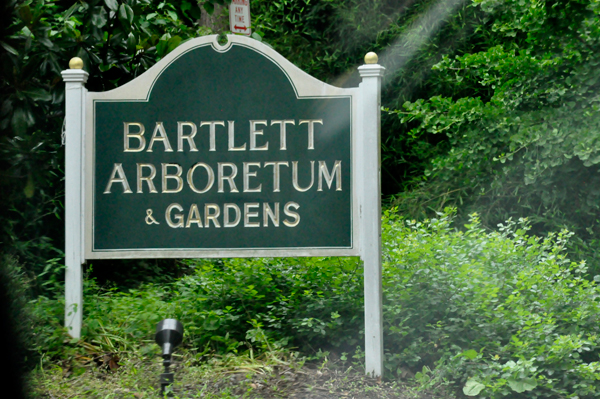 Bartlett Arboretum sign